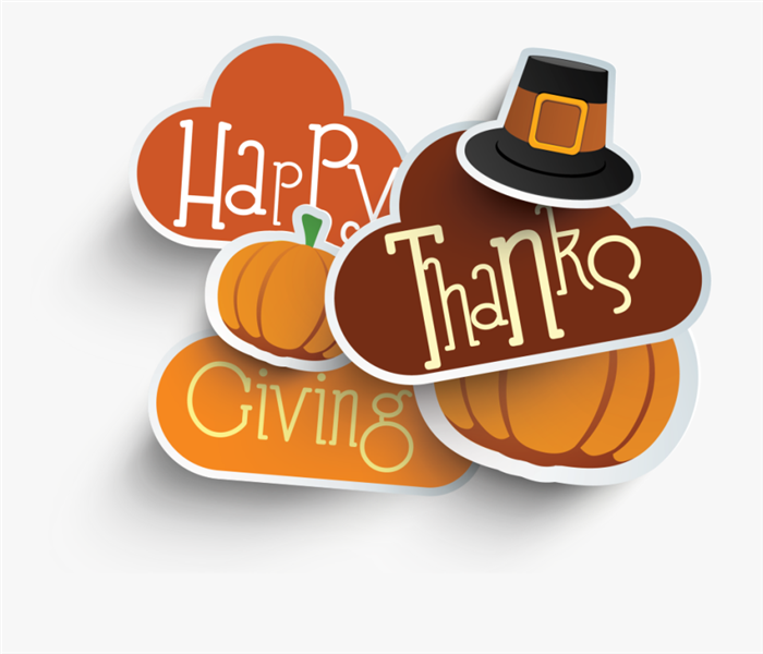 Giving thanks clipart with turkey